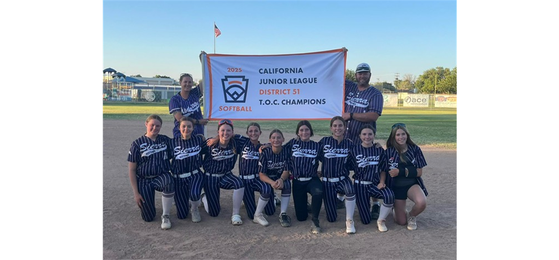 Congrats to our District 51 Junior Softball TOC Champions!