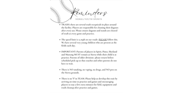 Spring Reminders!